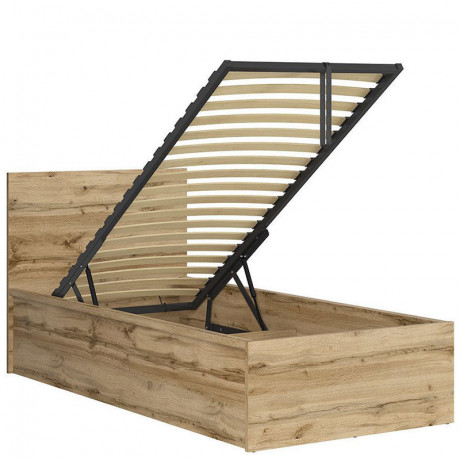 LOZ/90/B TETRIX BRW Bed 90 with a Lifting Mechanism