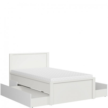 SZU/120 KASPIAN BRW (white) Bed Storage