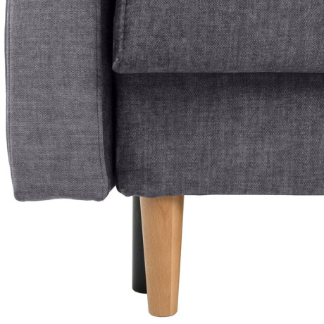 TORENT LUX 3DL BRW 3 Seater Sofa Bed Grey Vogue 16