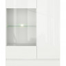 REG1D1W1S ERLA BRW Glass-Fronted Cabinet