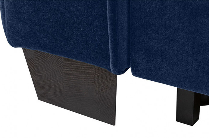 ARLES LUX 3DL BRW 3 Seater Sofa Bed Blue