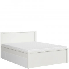 SZU/160 KASPIAN BRW (white) Bed Storage