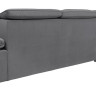 DARBY 2F BRW Corner Sofa Bed Grey