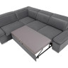DARBY 2F BRW Corner Sofa Bed Grey