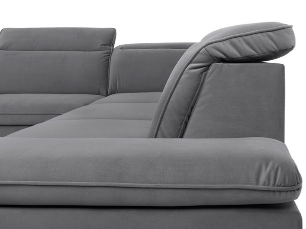 DARBY 2F BRW Corner Sofa Bed Grey