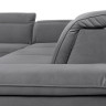 DARBY 2F BRW Corner Sofa Bed Grey
