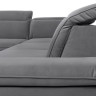 DARBY 2F BRW Corner Sofa Bed Grey