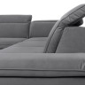 DARBY 2F BRW Corner Sofa Bed Grey