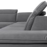DARBY 2F BRW Corner Sofa Bed Grey