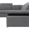 DARBY 2F BRW Corner Sofa Bed Grey