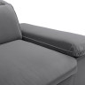 DARBY 2F BRW Corner Sofa Bed Grey