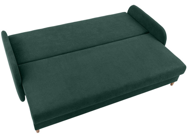 VERTO LUX 3DL BRW 3 Seater Sofa Green
