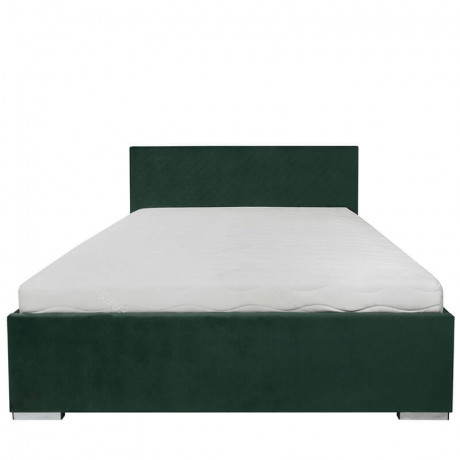 SYNTIA III BRW Upholstered King Size Bed 160 Green