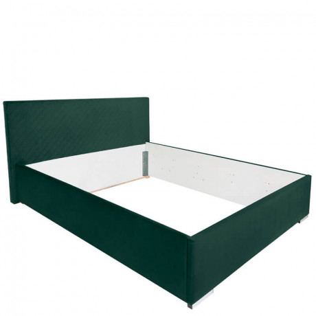 SYNTIA III BRW Upholstered King Size Bed 160 Green