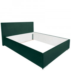 SYNTIA III BRW Upholstered King Size Bed 160 Green