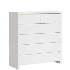 KOM6S KASPIAN BRW (white) Chest of Drawers