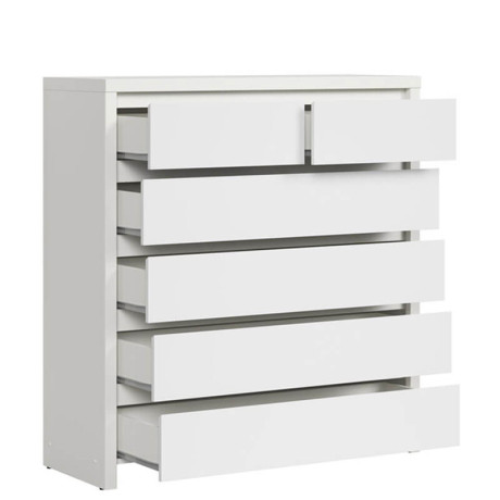 KOM6S KASPIAN BRW (white) Chest of Drawers