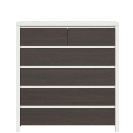 KOM6S KASPIAN BRW (white) Chest of Drawers