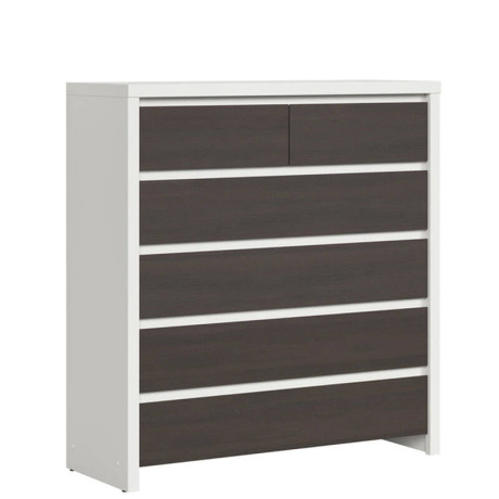 KOM6S KASPIAN BRW (white) Chest of Drawers