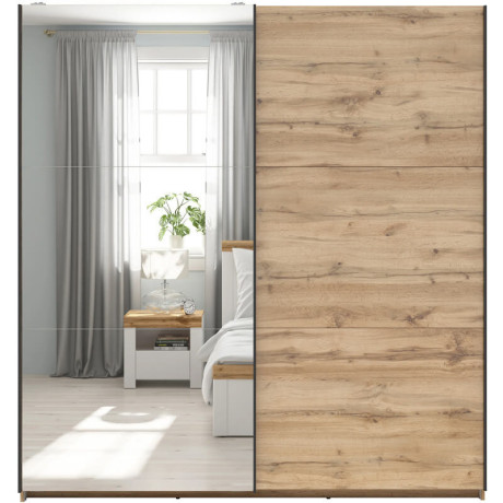 SZF/183/M TETRIX BRW Sliding Door Wardrobe