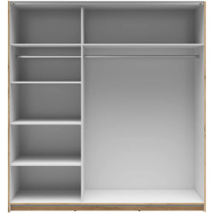 SZF/183/M TETRIX BRW Sliding Door Wardrobe
