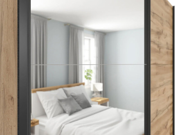 SZF/183/M TETRIX BRW Sliding Door Wardrobe