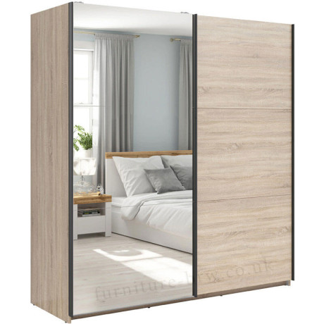 SZF/183/M TETRIX BRW Sliding Door Wardrobe