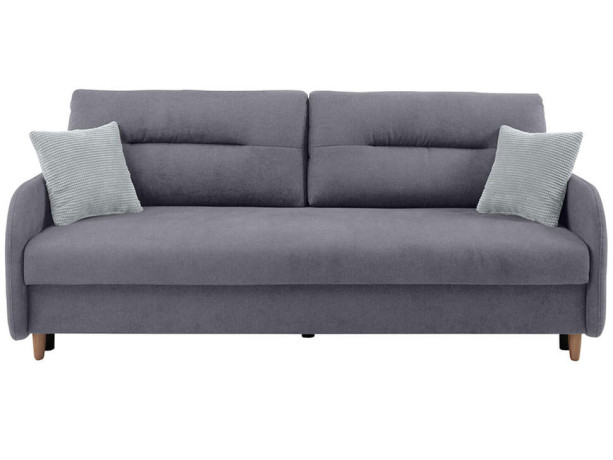 VERTO LUX 3DL BRW 3 Seater Sofa Grey