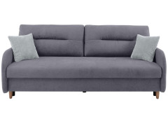 VERTO LUX 3DL BRW 3 Seater Sofa Grey