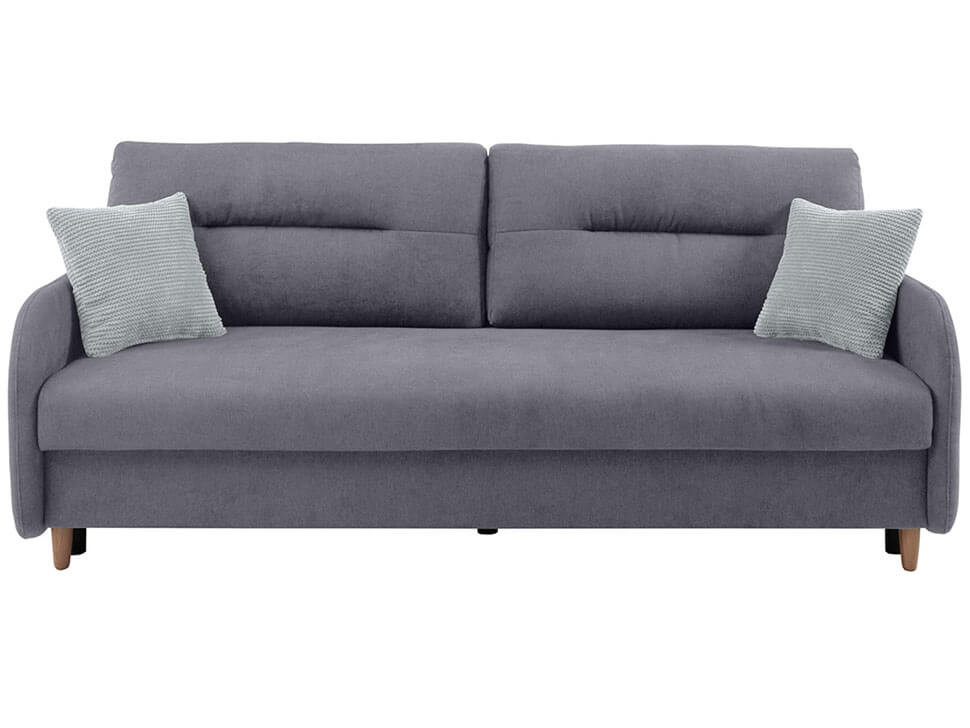 VERTO LUX 3DL BRW 3 Seater Sofa Grey European Modern Furniture Store