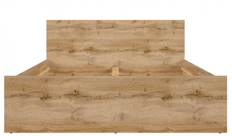 LOZ/140 ZELE BRW Double Bed