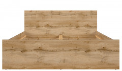 LOZ/140 ZELE BRW Double Bed