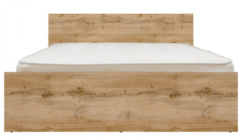 LOZ/140 ZELE BRW Double Bed