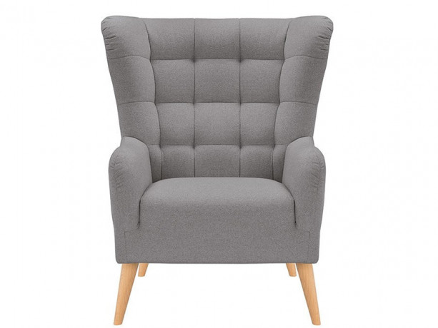 CASEY ES BRW Armchair Grey Soro