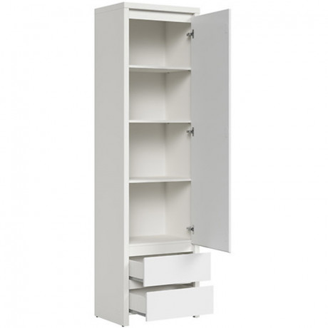 REG1D2S KASPIAN BRW (white) Tall Cabinet
