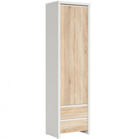 REG1D2S KASPIAN BRW (white) Tall Cabinet