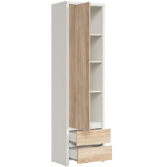 REG1D2S KASPIAN BRW (white) Tall Cabinet