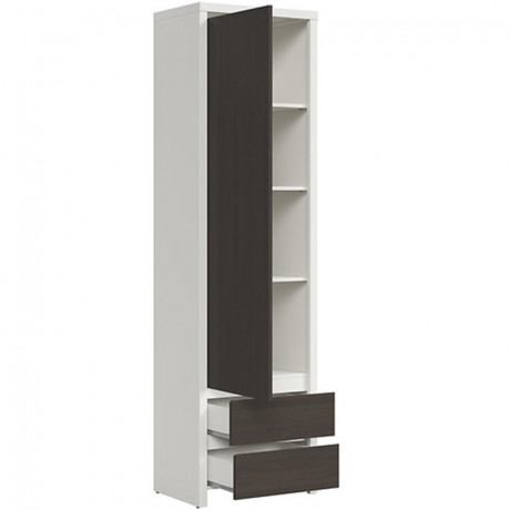 REG1D2S KASPIAN BRW (white) Tall Cabinet