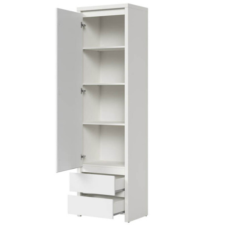 REG1D2S KASPIAN BRW (white) Tall Cabinet