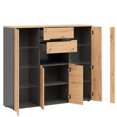 KOM2W2D2S/13/15 MEMPHIS BRW Sideboard