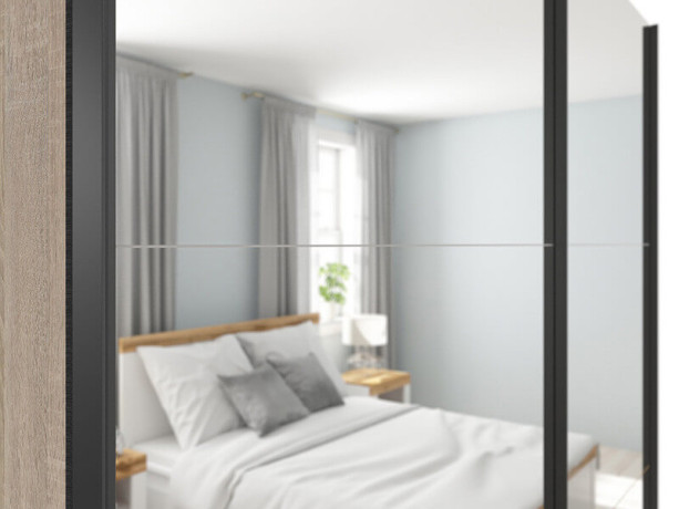 SZF/183/2M TETRIX BRW Sliding Door Wardrobe