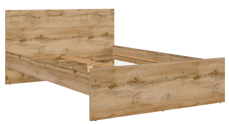 LOZ/160 ZELE BRW King Size Bed