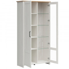 REG1D1W LOKSA BRW Glass-Fronted Cabinet