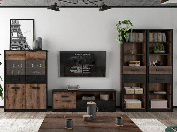 KASSEL BRW Living Room Furniture Set