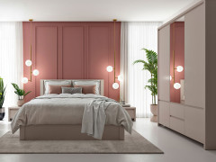 SZF5D2S KASPIAN BRW (cashmere) Wardrobe