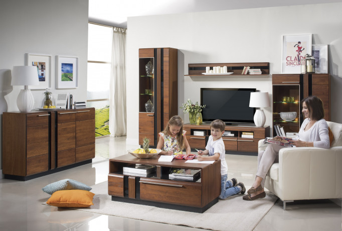 PORTI 10 Left Glass-Fronted Cabinet SZYNAKA