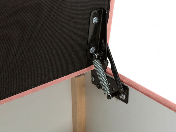 TAJA WOOD BRW Pouf Pink