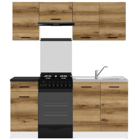 JUNONA LINE 170 ZBL Kitchen Set Light Delano Oak