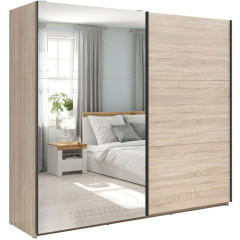 SZF/220/M TETRIX BRW Sliding Door Wardrobe