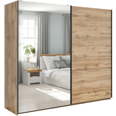 SZF/220/M TETRIX BRW Sliding Door Wardrobe